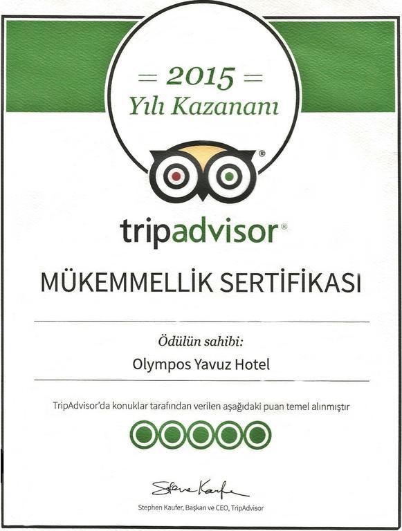 Olympos Yavuz Hotel Çıralı エクステリア 写真